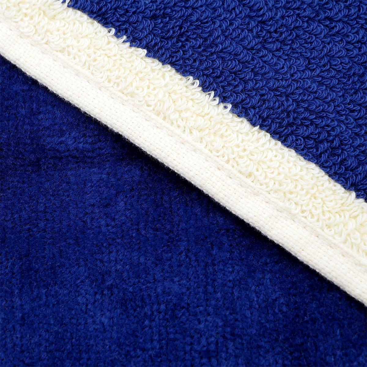 STRANDTUCH Frottee Samt Jacquard Blau 100x175 470g/m² - Kapados - Blau, Textil (100/175cm) - LE COMPTOIR DE LA PLAGE