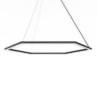 LED-HÄNGELEUCHTE - Schwarz Hochglanz, Metall (1.6/90/100cm) - Lumicom