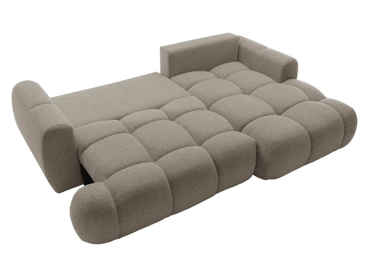 ECKSOFA Mitto, Seite: Rechts - Beige/Schwarz, Holz/Kunststoff (270/173cm) - MIRJAN24