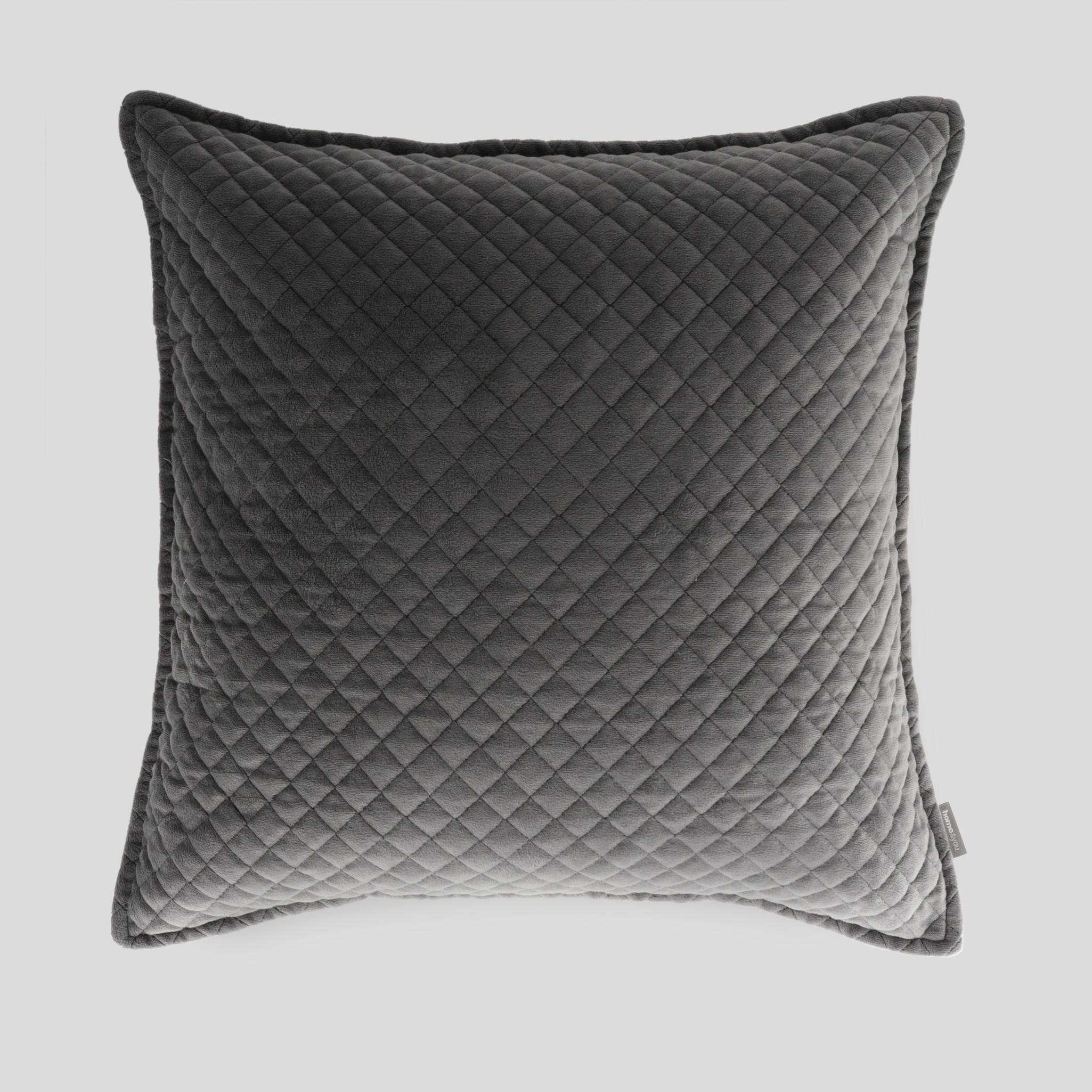 KISSENBEZUG Plums - Dunkelgrau, Textil (45/45cm) - home&you