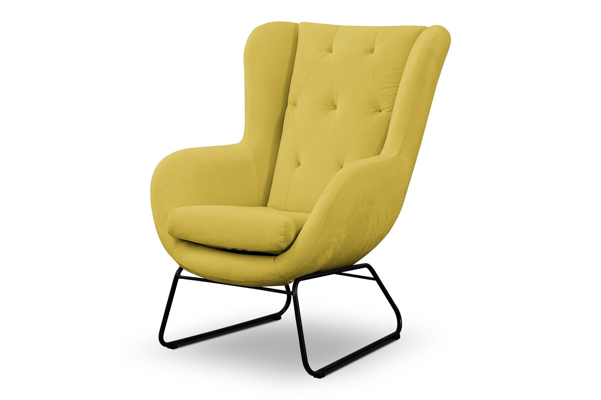 SESSEL Artemis In Kronos - Gelb, Holzwerkstoff/Textil (80/105/100cm) - Fun Möbel