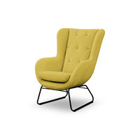 SESSEL Artemis In Kronos - Gelb, Holzwerkstoff/Textil (80/105/100cm) - Fun Möbel