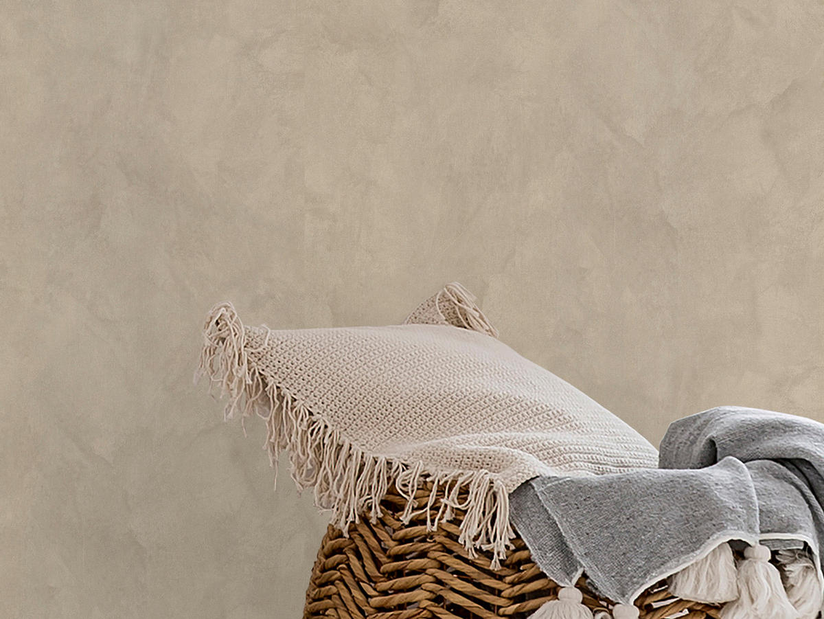 SUPERFRESCO Easy Fleece-Tapete CONCRETE UNI BEIGE - Beige, Papier/Kunststoff (52/1000cm) - Superfresco Easy