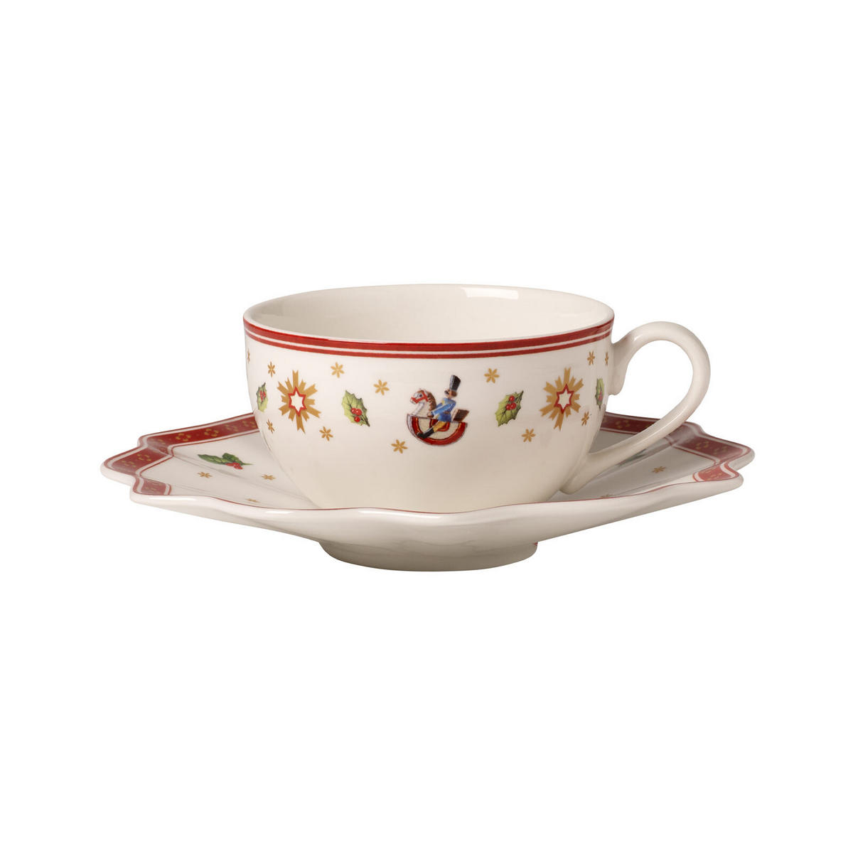 KAFFEETASSE MIT UNTERTASSE Toy's Delight bunt 170 ml - Multicolor, Keramik (17.5/9.1/17.5cm) - Villeroy & Boch
