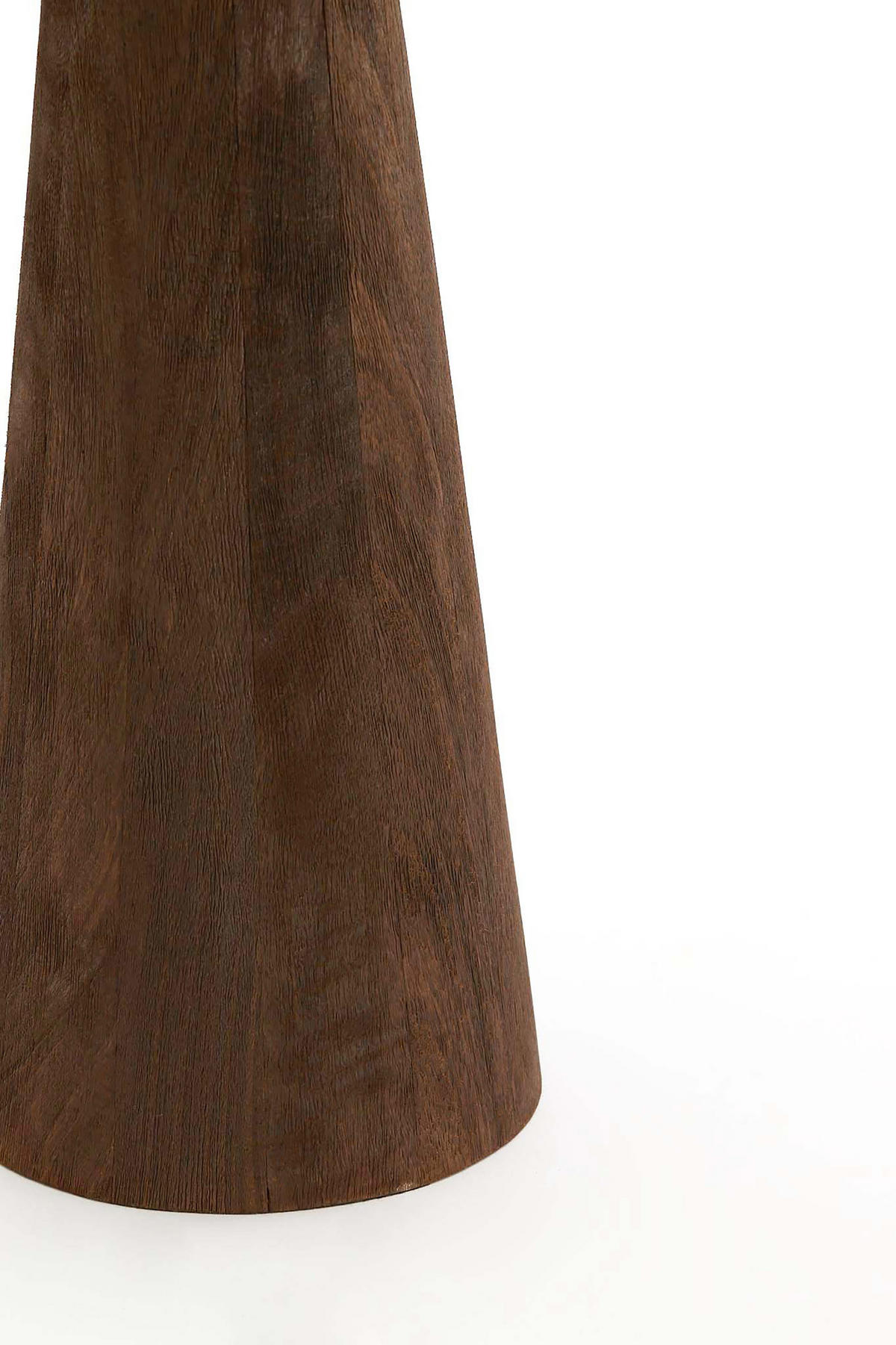 BEISTELLTISCH Dego Braun Ø33/53 cm - Dunkelbraun, Holz (33/33/53cm) - Light & Living
