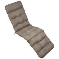 DECKCHAIRAUFLAGE Flair DC 200x50x8cm Taupe - Taupe, Textil (50/200cm) - Beautissu 