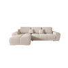 ECKSOFA BEGA L Links ARAGON 03 mit Schlaffunktion - Beige, Textil (289/185cm) - Bedante
