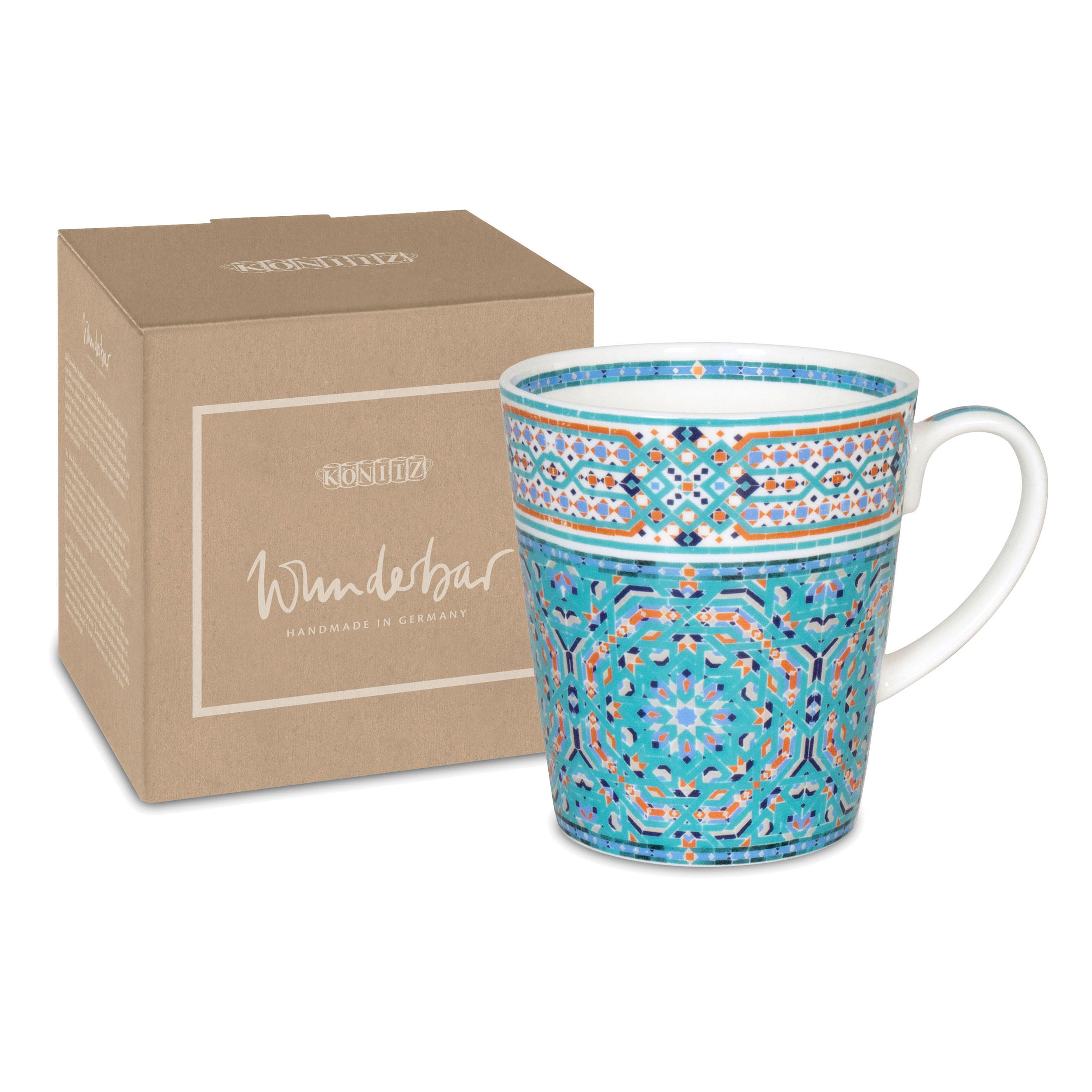 KAFFEEBECHER Wunderbar Oriental - Naturfarben, Keramik (0.6L) - Könitz