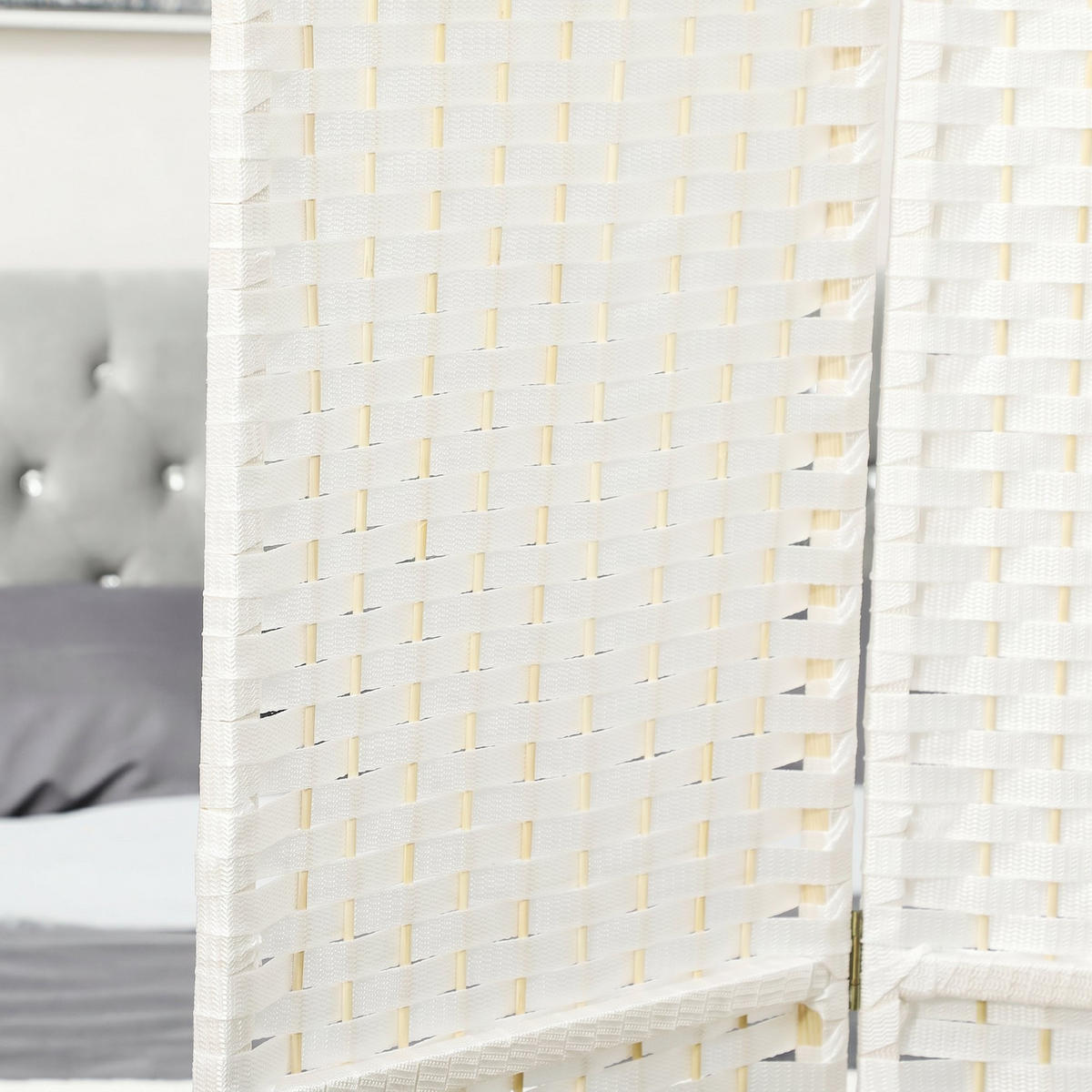 BÍLÉ polypropylenové síto - bílá, plast (1.6/170cm) - HOMCOM