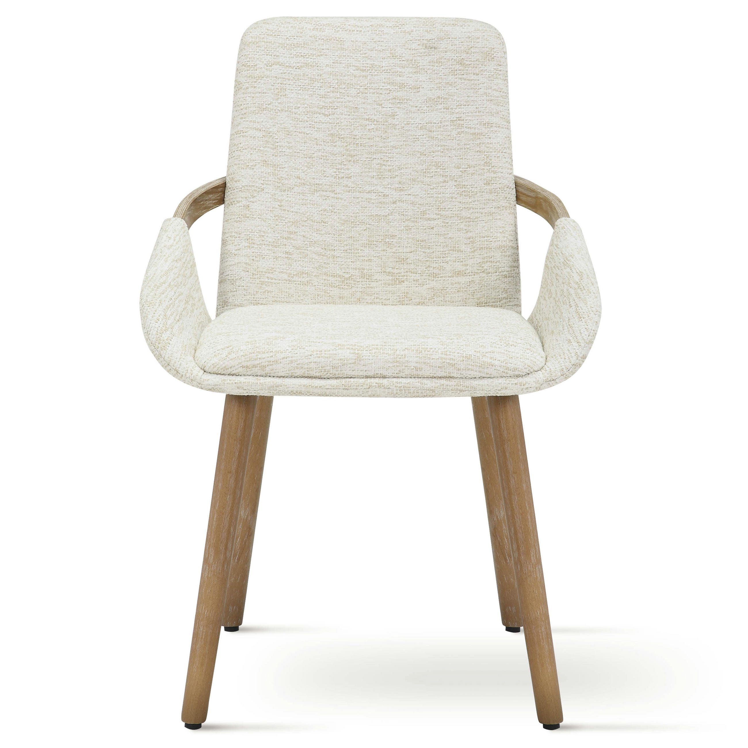 STUHL Massivholz 54 x 59 x 82 cm beige POLSTERSTÜHLE #03 - Beige, Holz (54/82/59cm) - Massivmoebel24