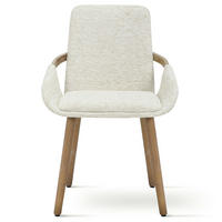 STUHL Massivholz 54 x 59 x 82 cm beige POLSTERSTÜHLE #03 - Beige, Holz (54/82/59cm) - Massivmoebel24