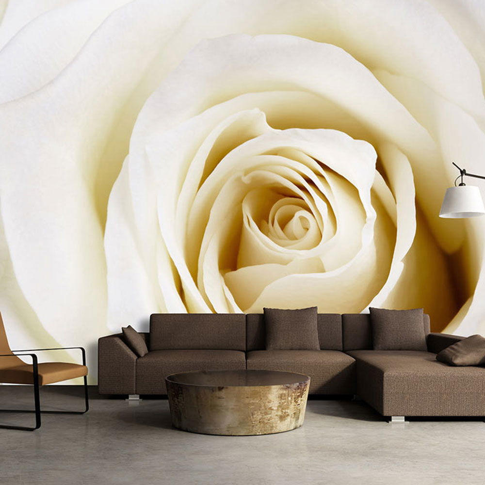 VLIESTAPETE Weiß 400/280 cm - Gelb/Weiß, Textil (400/1cm) - KUNSTLOFT