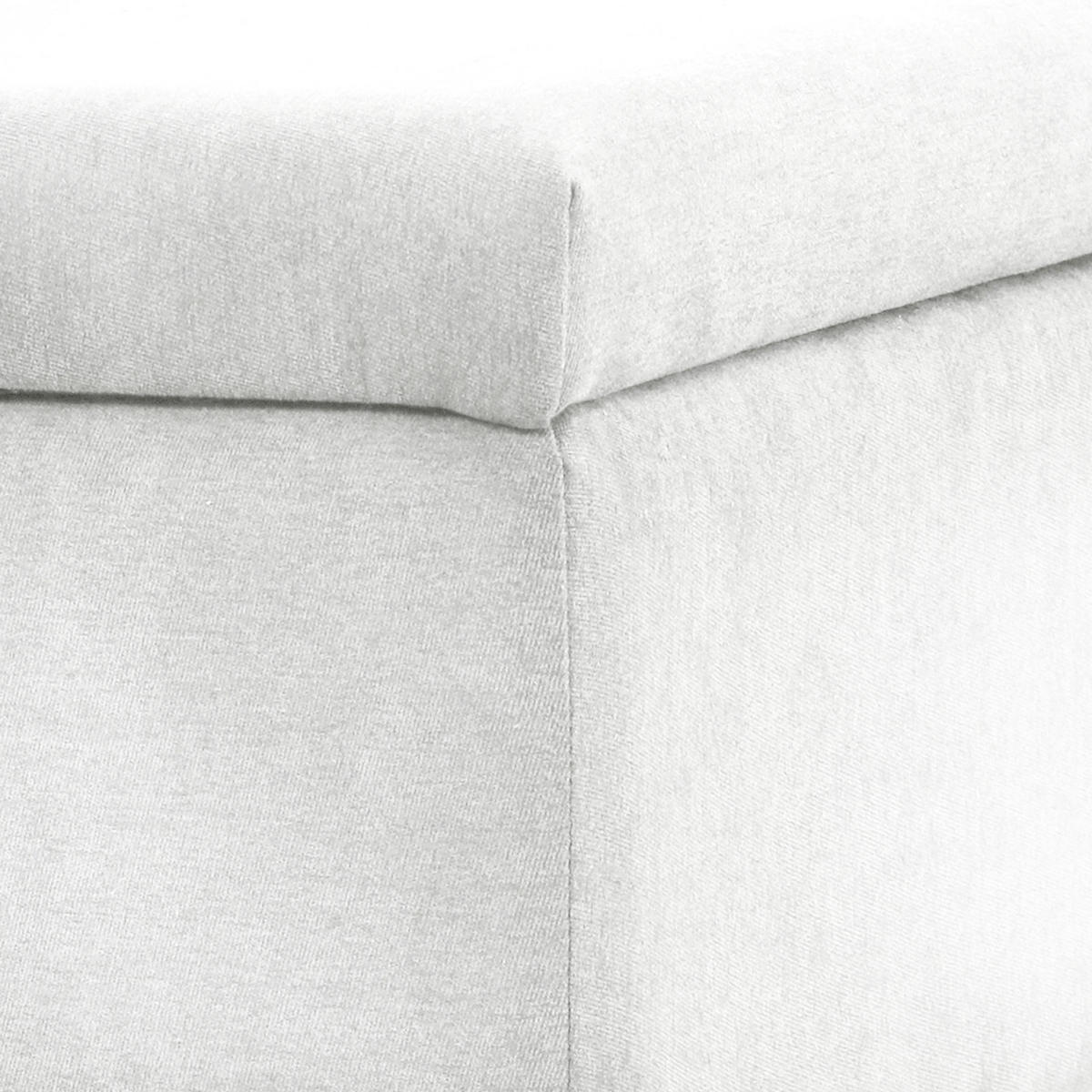 OTTOMANE DAISY XL Weiß - Weiß, Textil (115/47/45cm) - SVITA