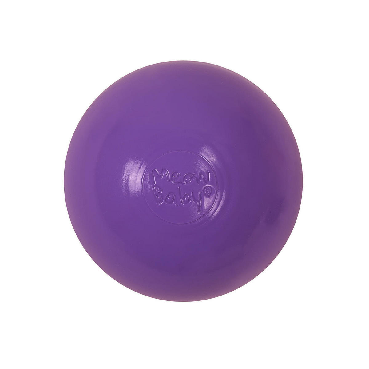 BÄLLE für Bällebad, Kinder Spielbälle, Plastikbälle 50 pcs.: Violett - Lila, Textil (7/7/7cm) - MeowBaby