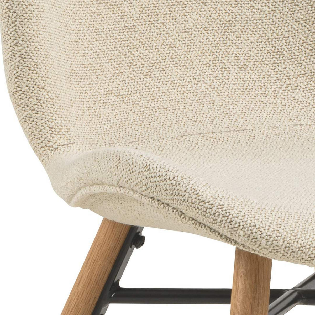 ESSZIMMERSTUHL, BatildaA, Stühle Beige, Stoff, 47 x 53 x 83 cm, 2-teilig - Beige, Textil (47/83/53cm) - ebuy24