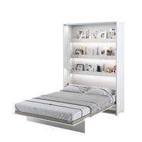 SCHRANKBETT BC-01 - 140x200cm Vertikal - Weiß Mat - Weiß, Holzwerkstoff (140/200cm) - Meblini