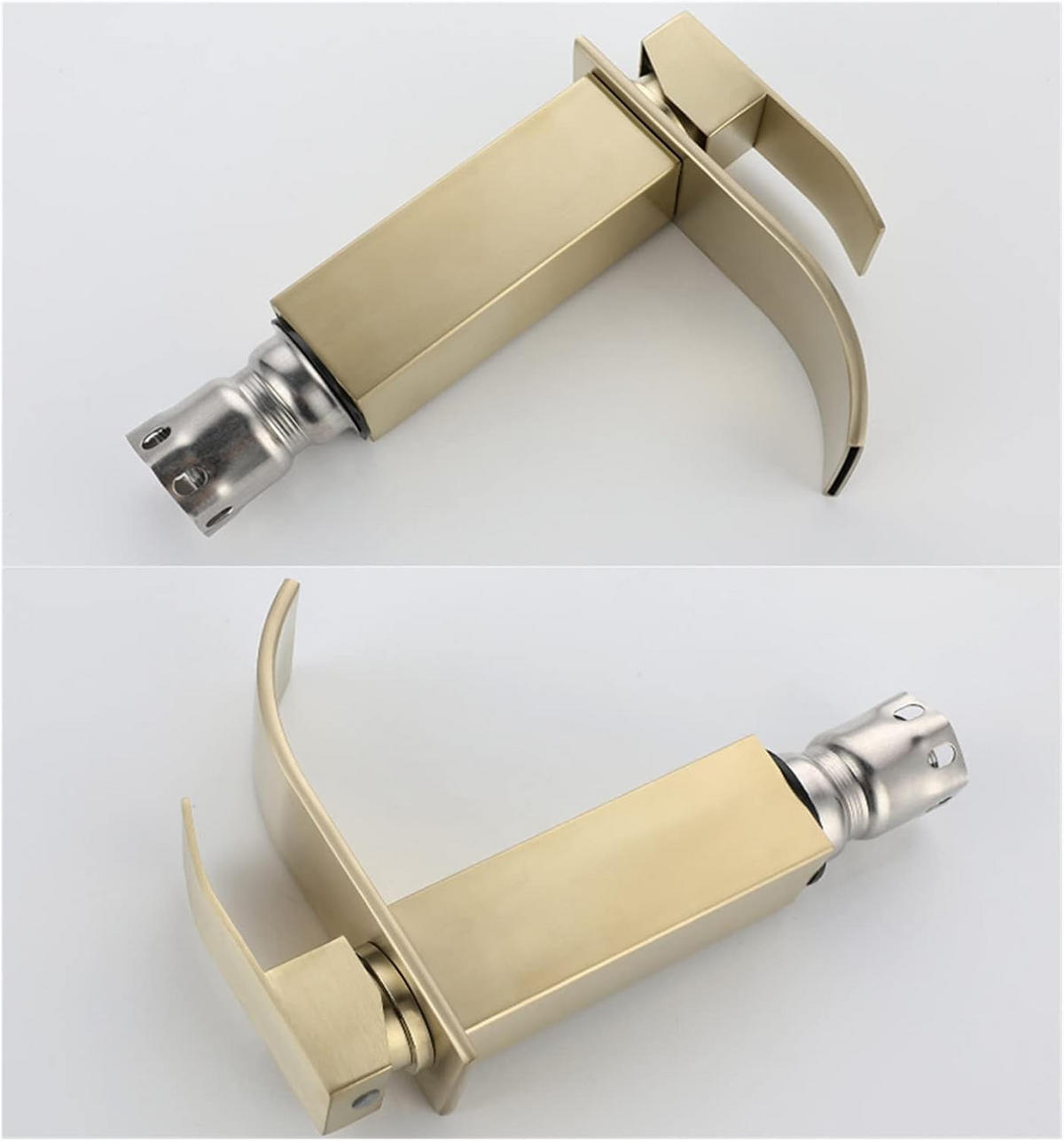BADEZIMMERARMATUR, 17,5 x 15,5 cm, gold - Goldfarben, Metall (28/8/18cm) - Vallsero