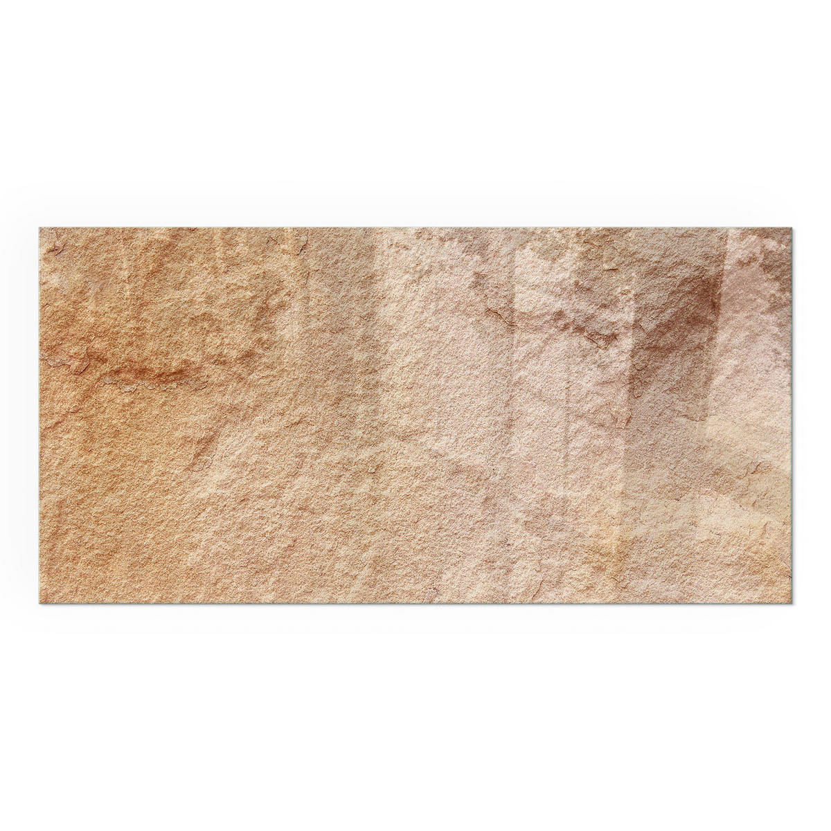 GLASPLATTE für Kamin 120x60 cm - Beige, Glas (120/60/0.4cm) - TULUP