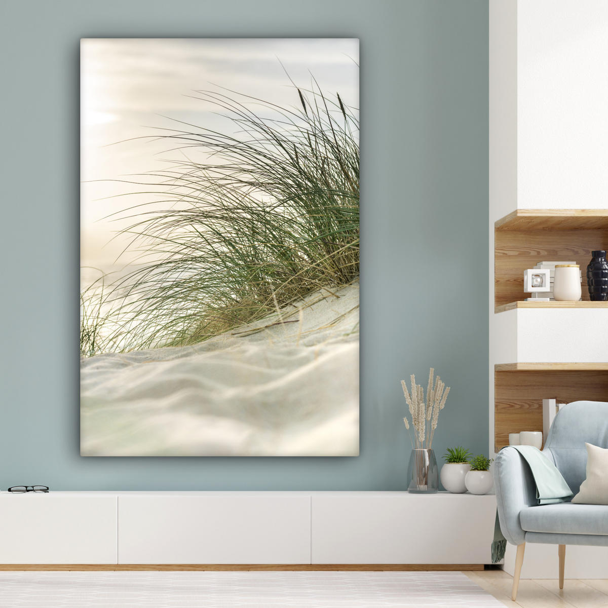 SLIKA NA PLATNU Dine 90x140 cm - krem, tekstil (90/140cm) - MuchoWow