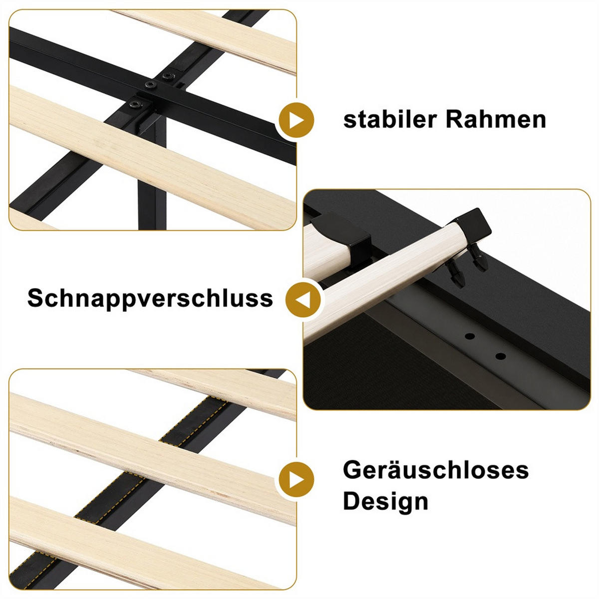 POLSTERBETT 180x200 cm Lumina Smart mit 3-Zonen RGB-LED, USB & USB-C, 4 Schubladen, Leinen-Optik, Dunkelgrau - Grau, Textil (180/200cm) - DELFA