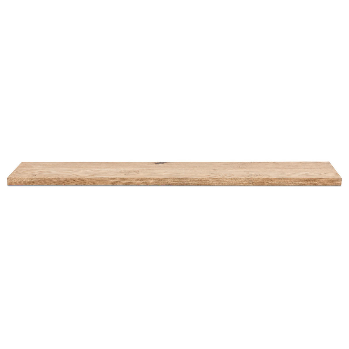 WANDBOARD - Eiche massiv - Braun, Holz (110/3/20cm) - home24