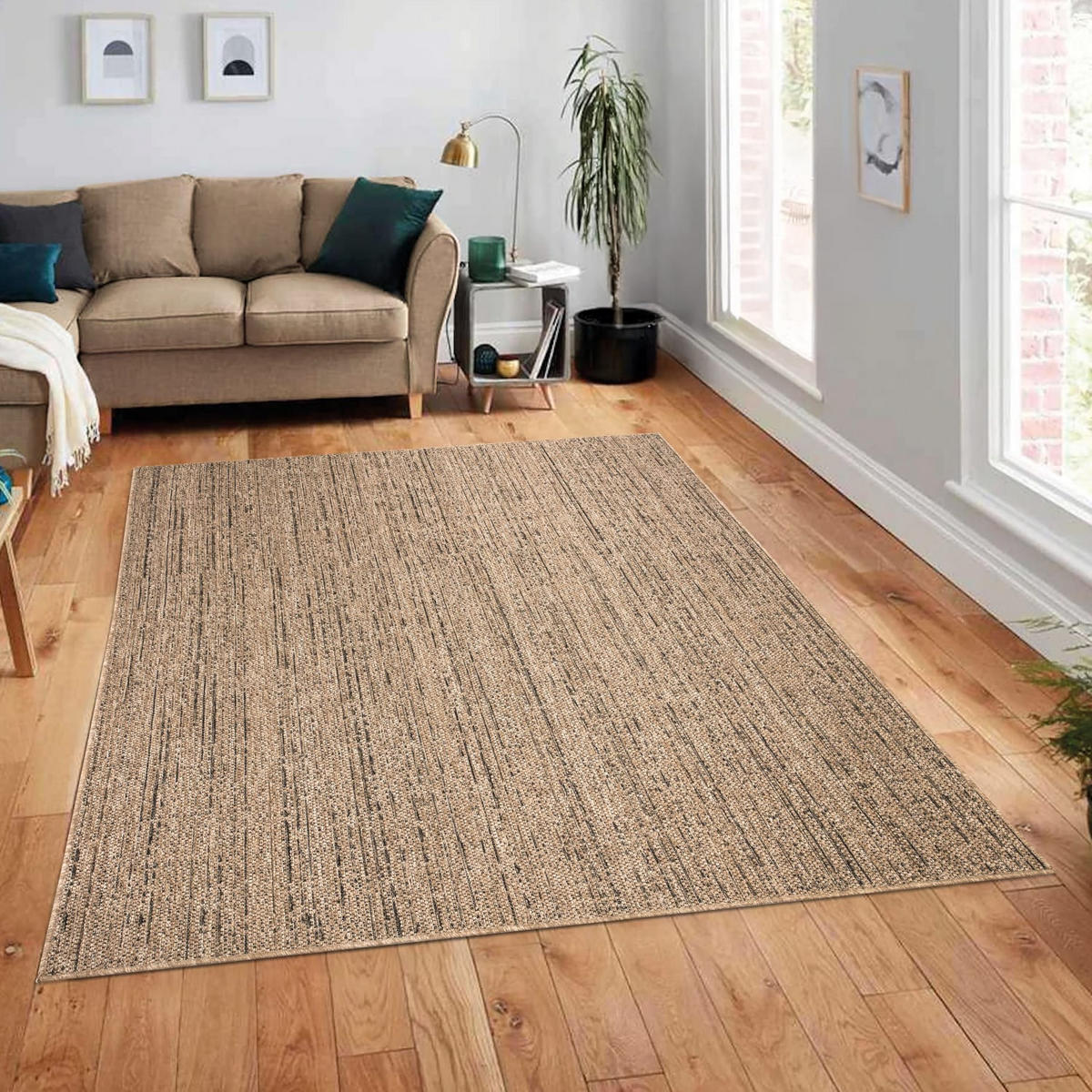 OUTDOORTEPPICH 120/160 cm Aachen 781 - Beige, Kunststoff (120/160cm) - Paco Home