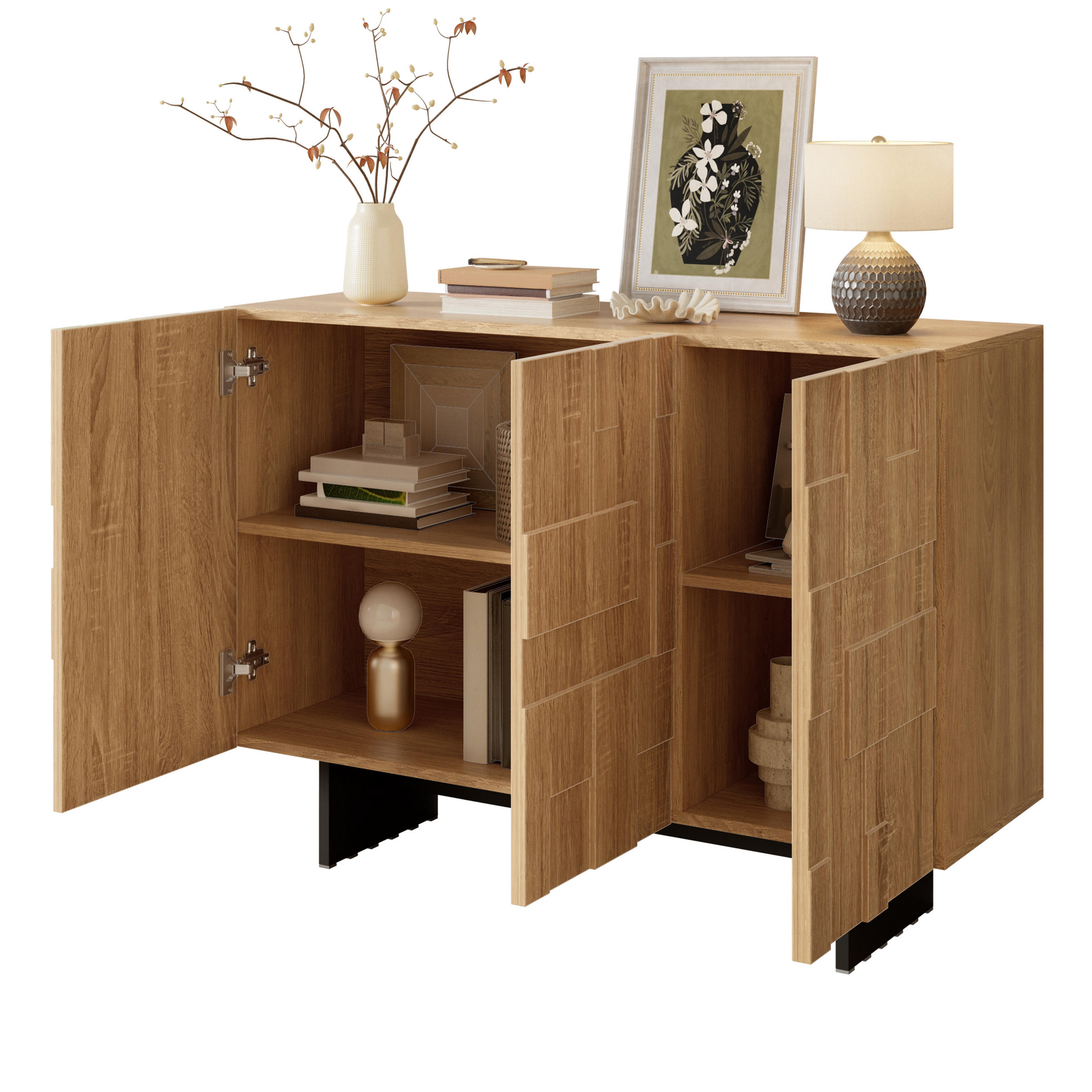 Evryae Sideboard Natur 105x76x33.5 cm