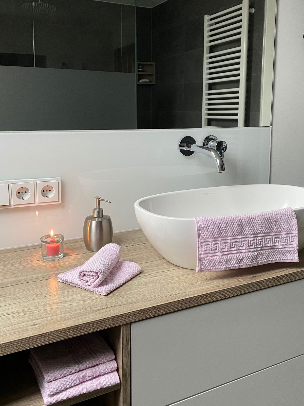 SEIFTÜCHER, 10er-Set, 30x30 cm, 80% Baumwolle, 20% Polyester, Rosa - Rosa, Naturmaterialen (30/30cm) - Zollner
