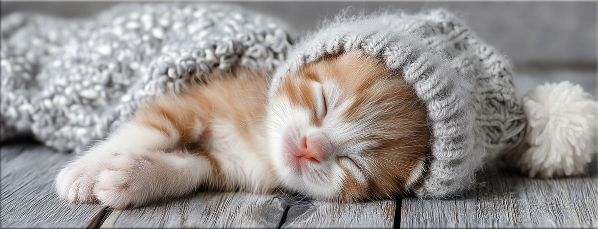 GLASBILD 30x80 cm Katze beige - Beige, Glas (80/30cm) - artissimo