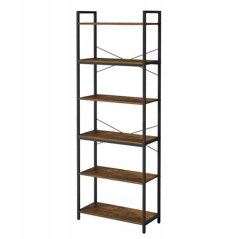 BÜCHERREGAL, braun 66/30/185 cm - Braun, Holzwerkstoff (66/185/30cm)