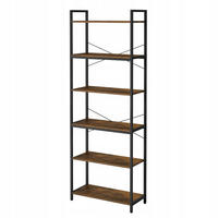 BÜCHERREGAL, braun 66/30/185 cm - Braun, Holzwerkstoff (66/185/30cm)