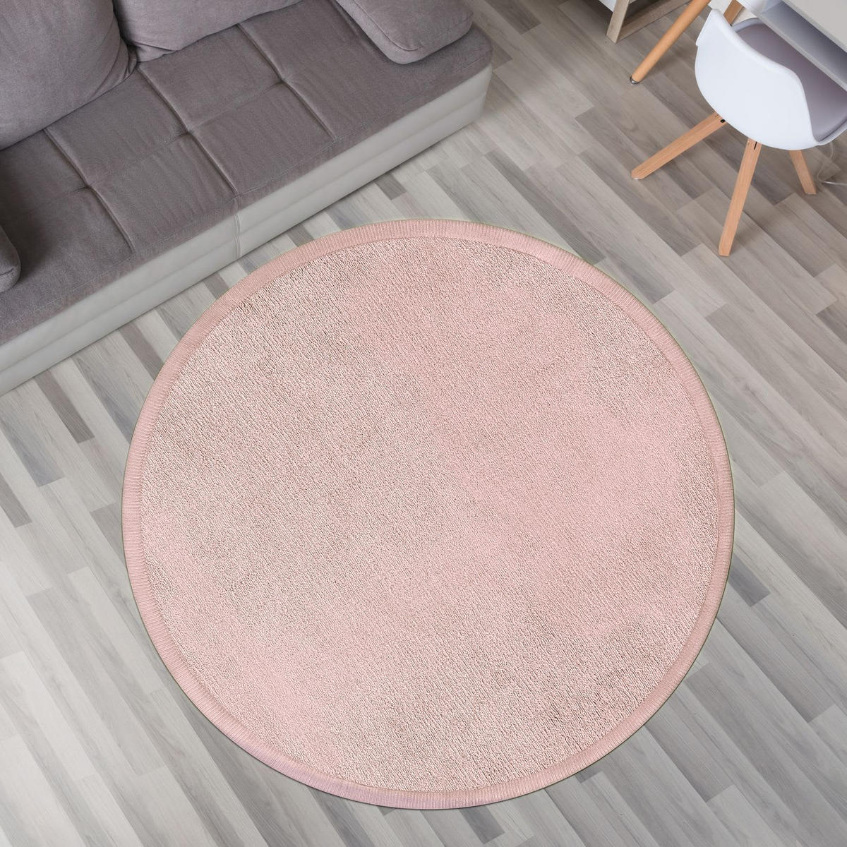 KINDERTEPPICH Pink Ø 200 cm - Pink, Kunststoff (200/200cm) - TT Home