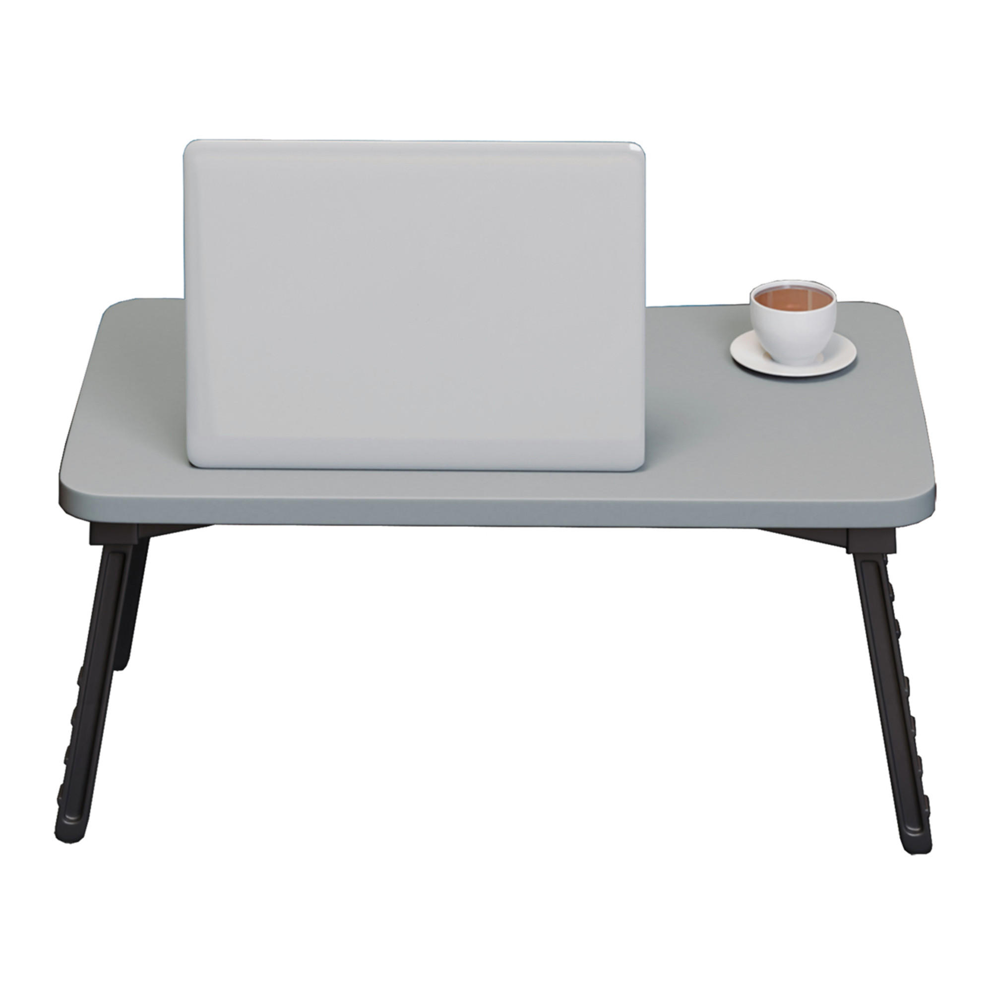 LAPTOPTISCH Holbæk - Grau, Holzwerkstoff/Kunststoff (35/59/24cm) - [en.casa]