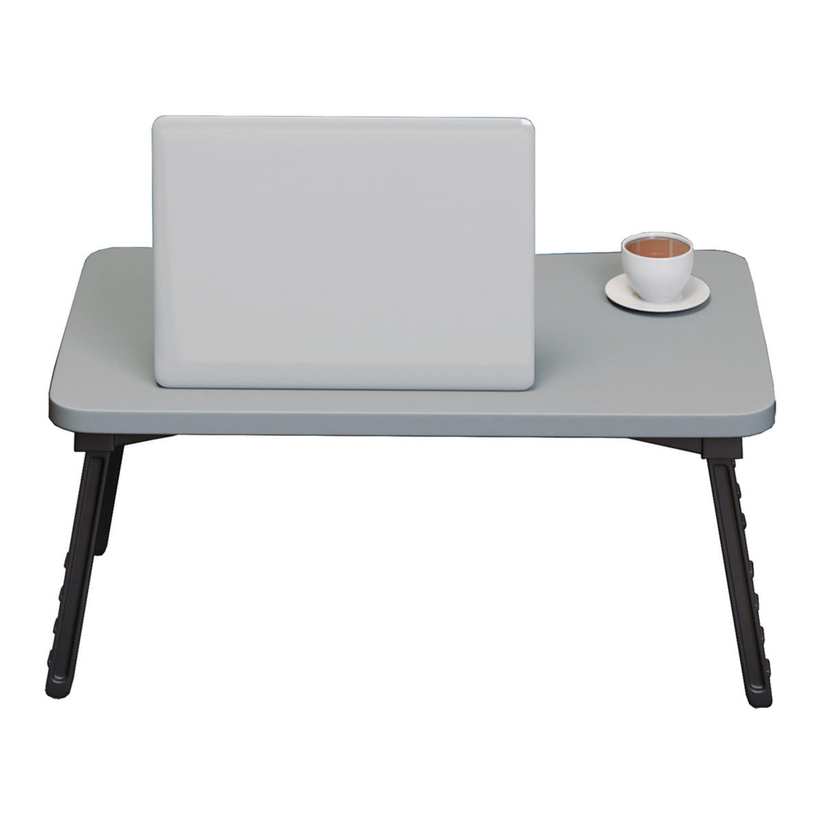 LAPTOPTISCH Holbæk - Grau, Holzwerkstoff/Kunststoff (35/59/24cm) - [en.casa]