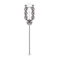 REGENMESSER Vintage - Dunkelbraun, Glas/Metall (7/70cm) - Relaxdays