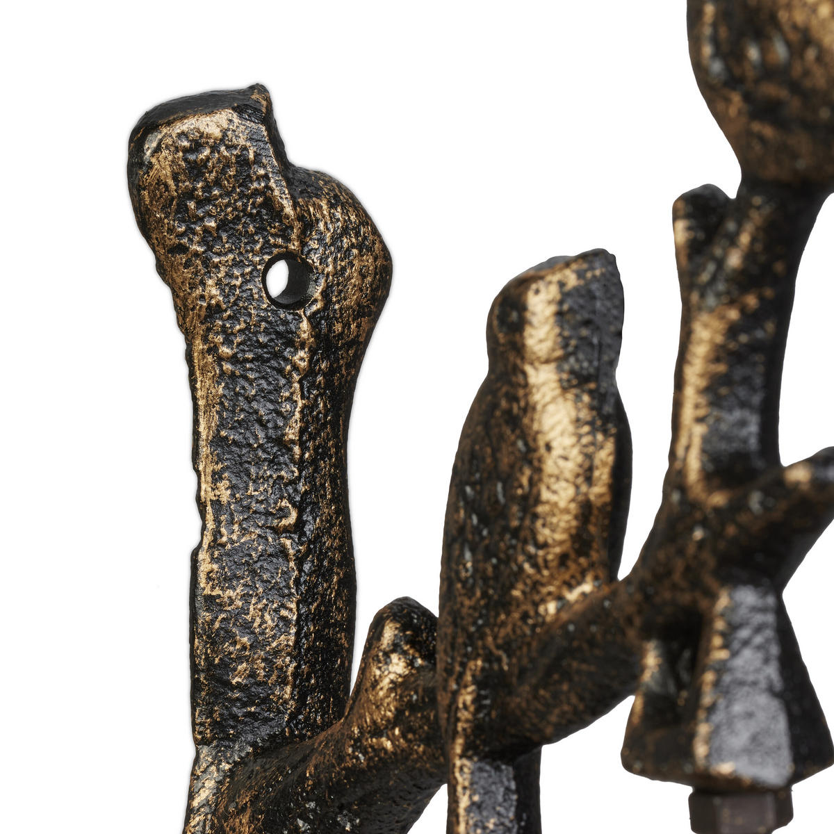 TÜRGLOCKE - Braun, Metall (10/20/13cm) - Relaxdays