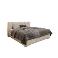 POLSTERBETT ZAIRA 180 x 200 cm mit Bettkasten und Lattenrost, 7-Zonen-Taschenfederkernmatratze CIRA (24 cm) – Beige - Beige, Holz (180/206cm) - Panda Möbel