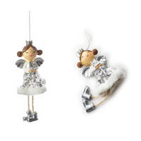 CHRISTBAUMKUGEL Santa Lila Silber 18/7/18 cm Kunstoff - Silberfarben, Kunststoff (7/18/18cm) - Mondex