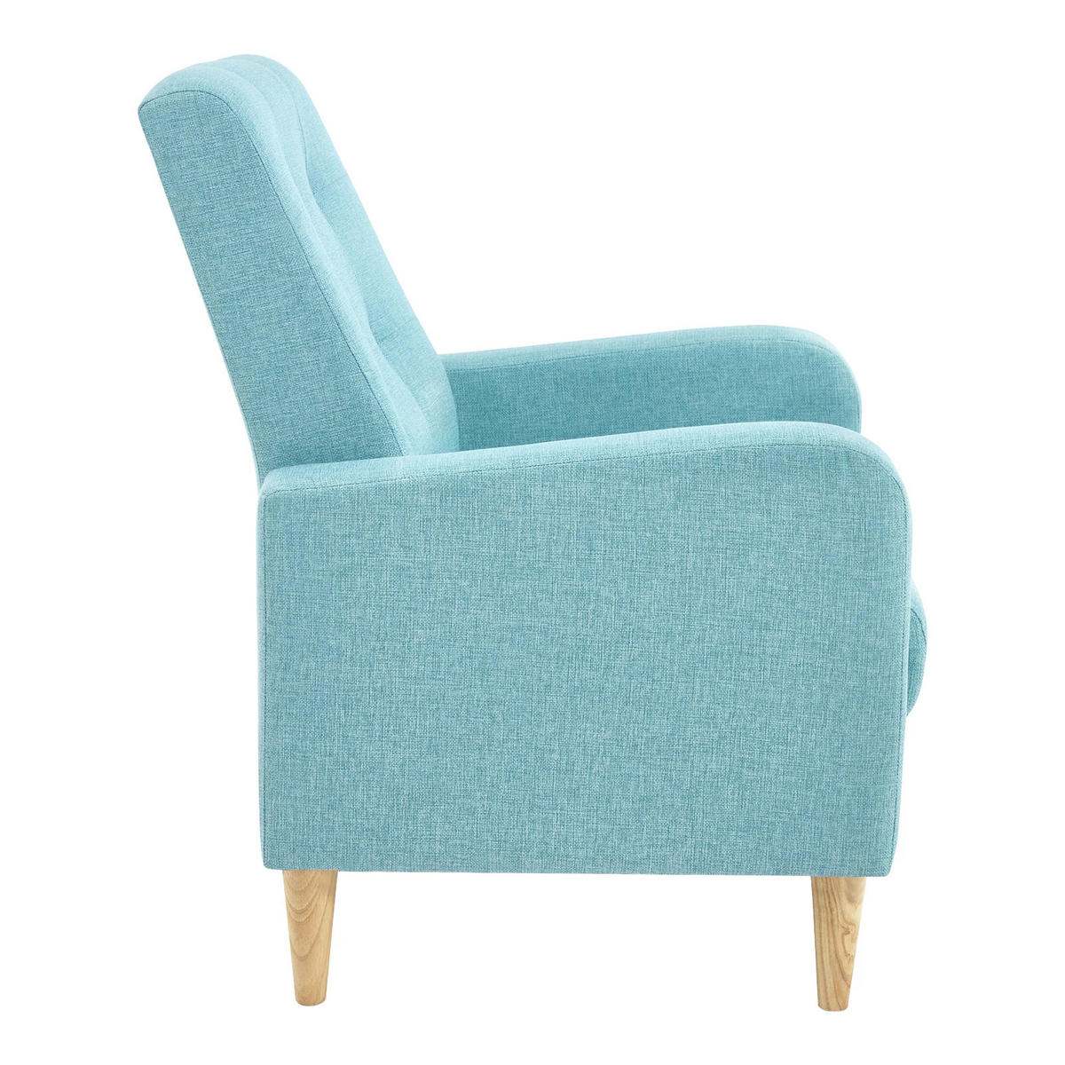 SESSEL Multifunktional mit Leinenbezug, DE-42157, Blau - Blau, Holzwerkstoff (61/90.5/54cm) - ComfortXL