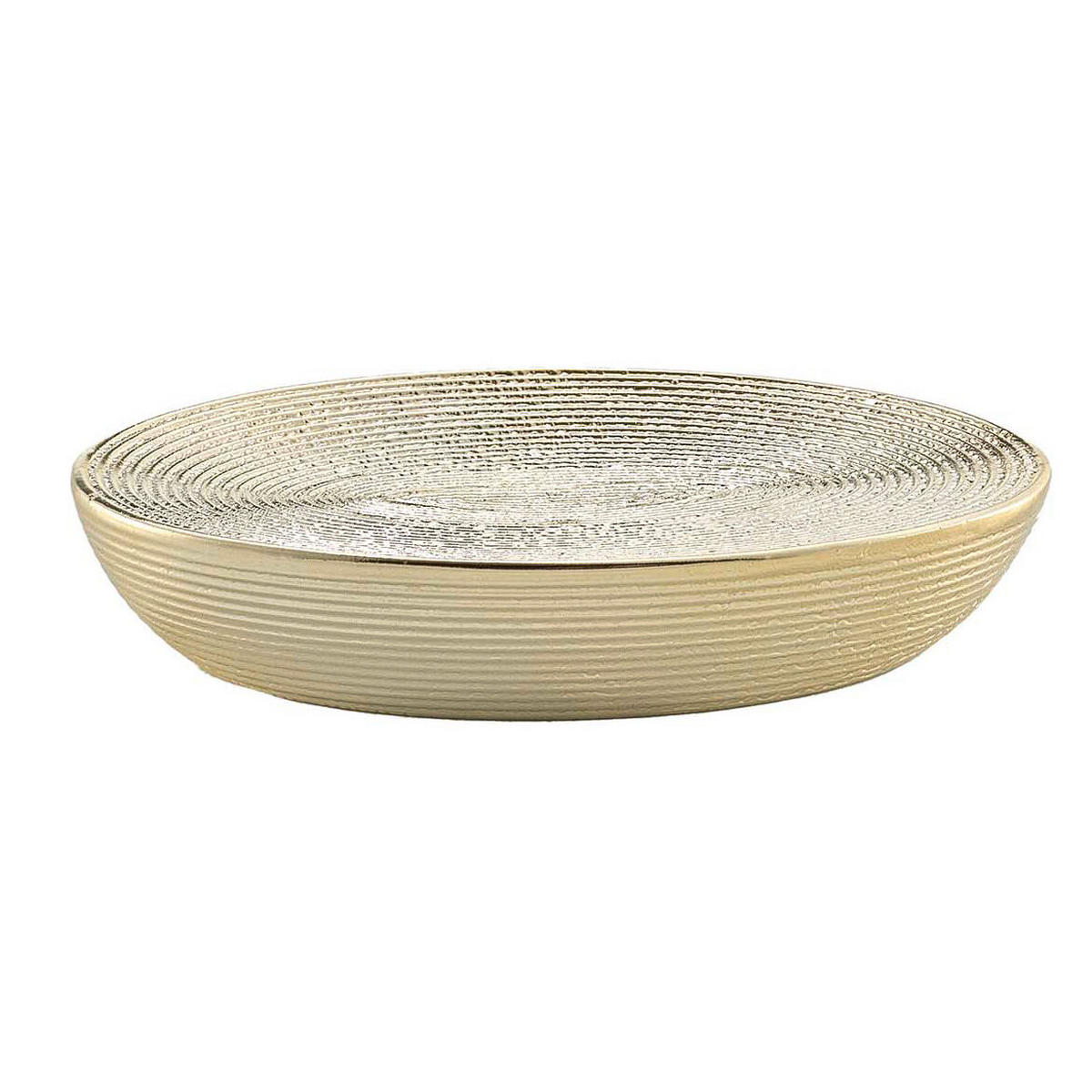 SEIFENSCHALE Tresor 11,5/9,5 cm - Goldfarben, Keramik (9.5/1.1/11.5cm) - Douceur d´intérieur