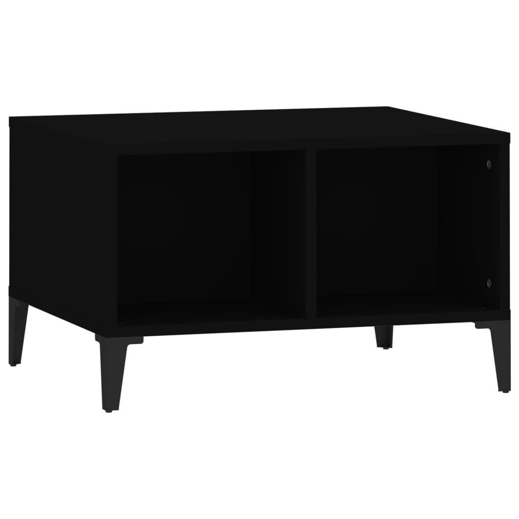 COUCHTISCH Schwarz 60x50x36,5 cm Holzwerkstoff - Schwarz, Holzwerkstoff (60/50/36.5cm) - furnicato