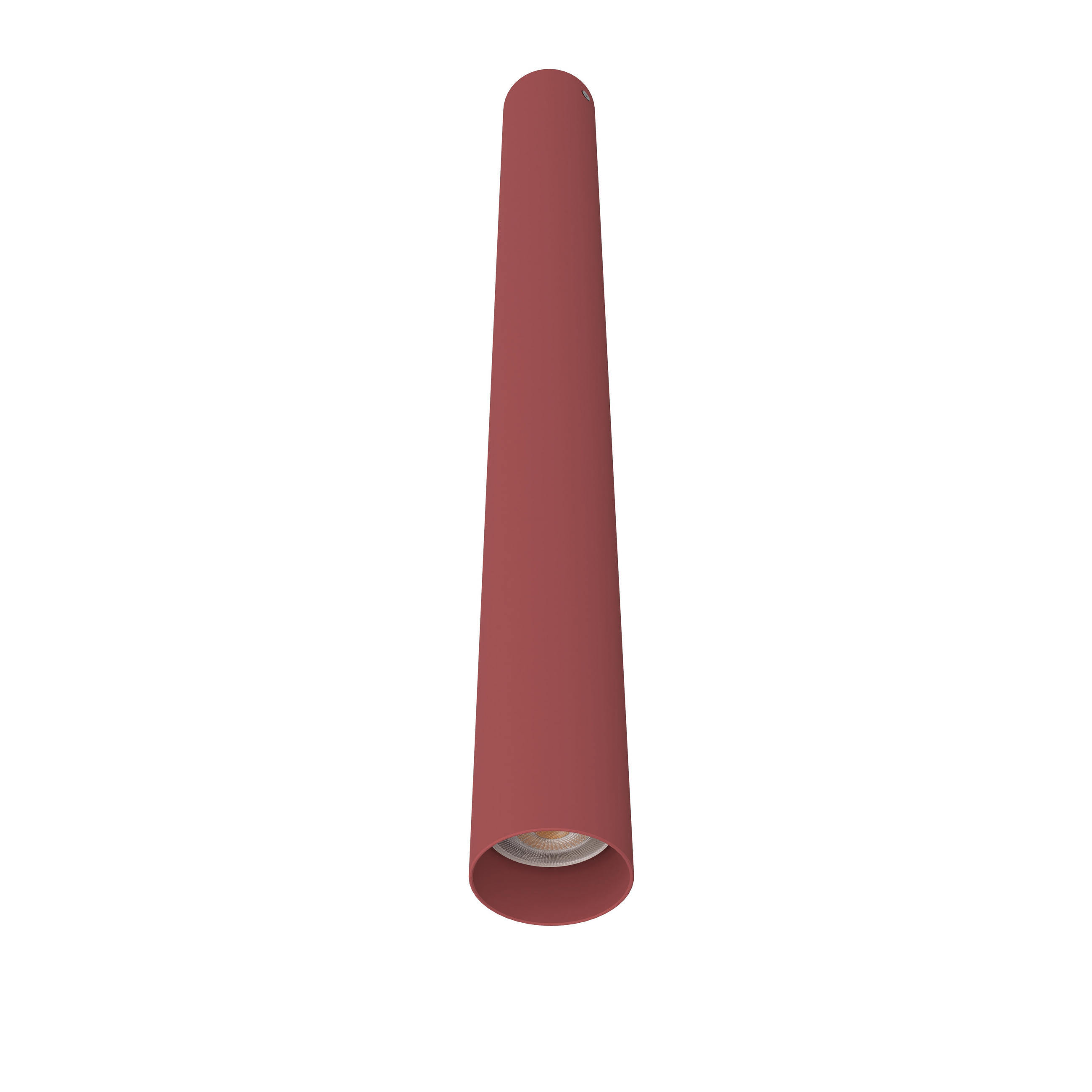 DECKENLEUCHTE Rond - Rot, Metall (6/6/60cm) - Lumicom