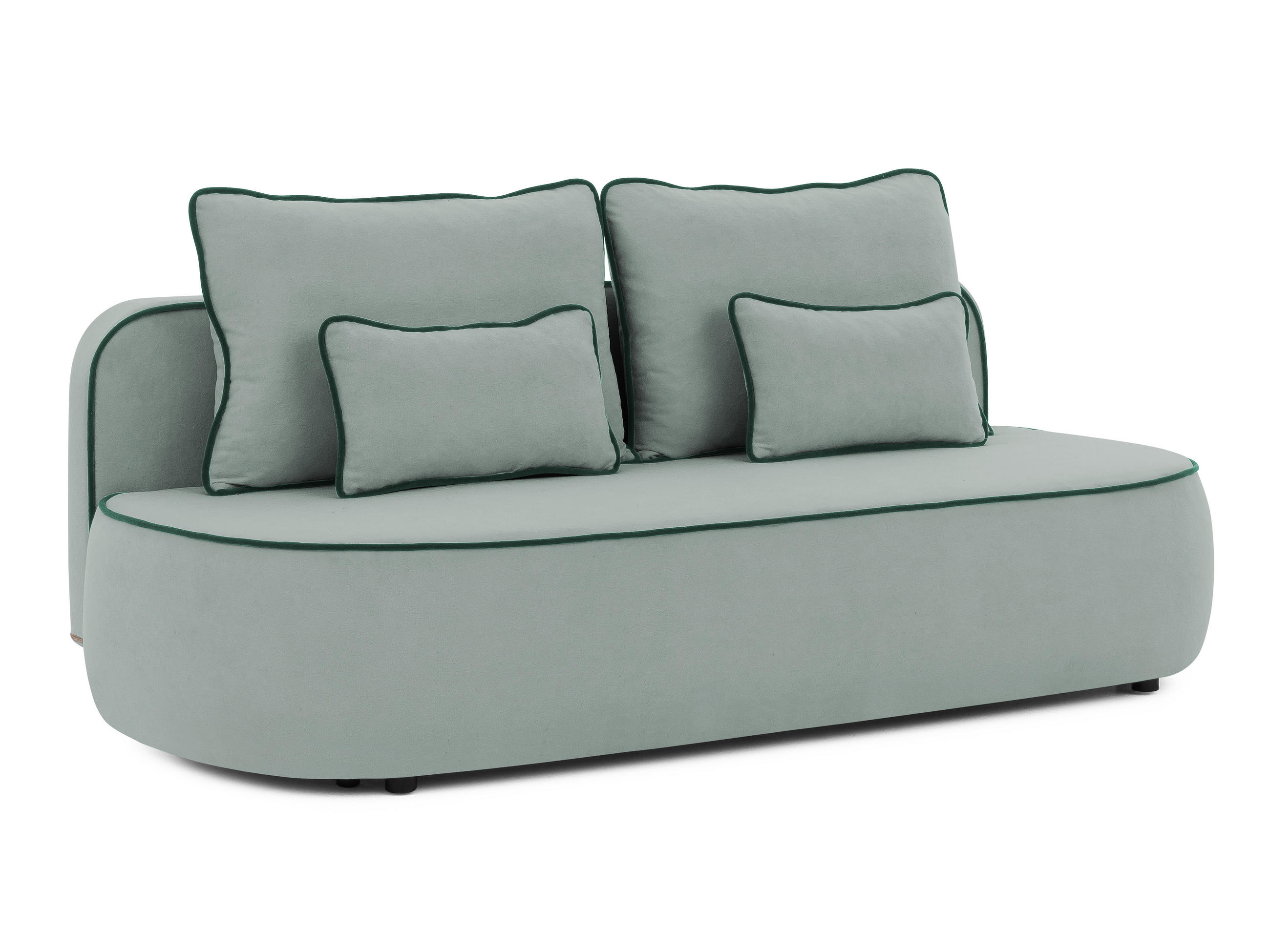 S-Style Kindersofa Blaugrau 210x90x98 cm