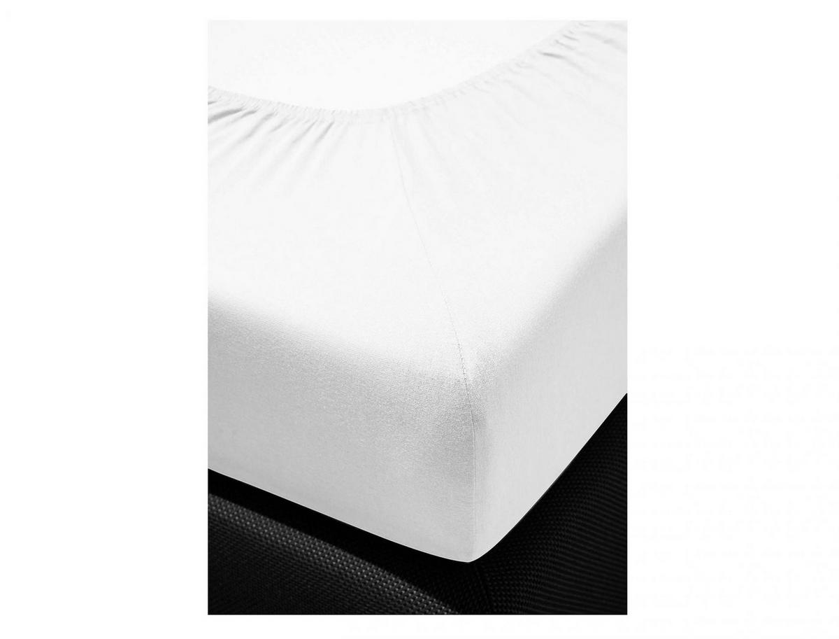 SPANNBETTTUCH MERKUR 0006 - Weiß, Textil (100/200cm) - Irisette