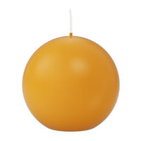 KUGELKERZEN Gelb Ø 70 mm, 12 Stück - Gelb, Paraffin (7/7/7cm) - Wiedemann Kerzen