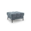 POUF Mamaia aus Samt hellblau - Hellblau, Textil (60/41/60cm) - Micadoni