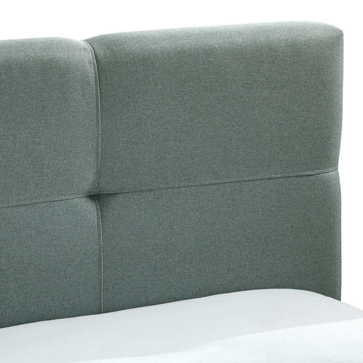 POLSTERBETT - Mintgrün, Textil (200/200cm) - home24