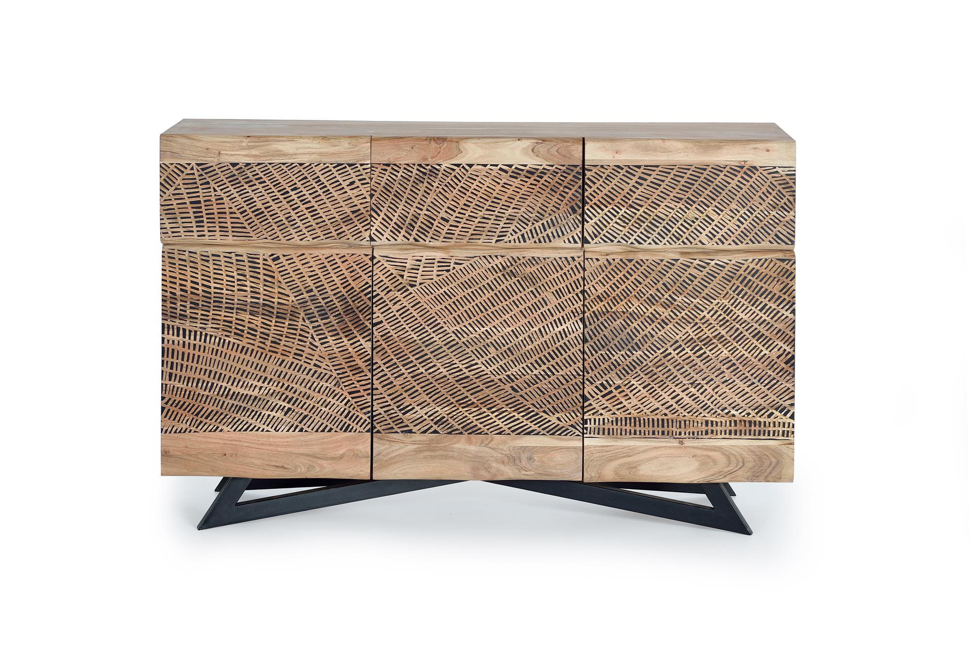 SIDEBOARD aus Akazienholz - Braun, Holz (40/90/140cm) - Giner y Colomer