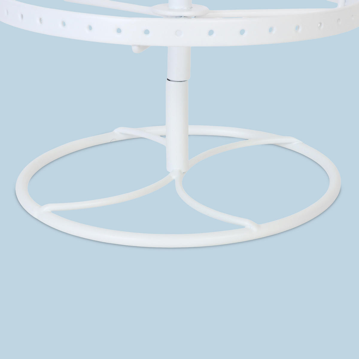 OHRRINGHALTER - Weiß, Metall (16.5/30/16.5cm) - Relaxdays