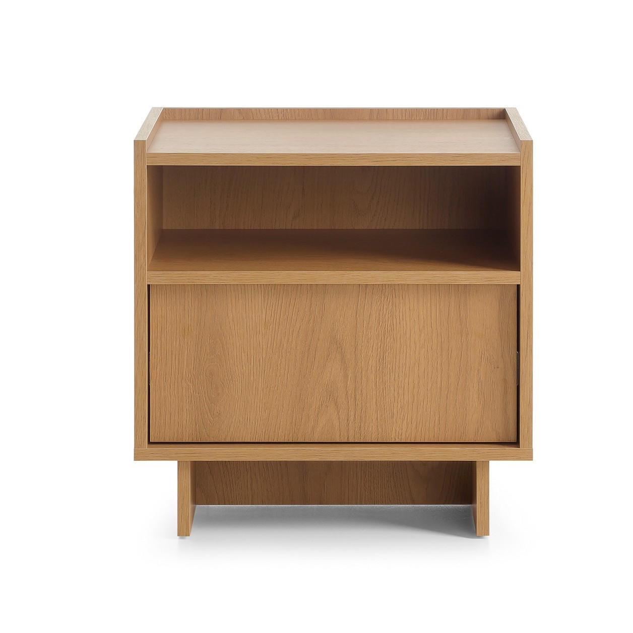 NACHTKOMMODE SUNA 50 cm (Karamell Eiche, Push to Open) - Eichefarben, Holz/Holzwerkstoff (50/51/39cm) - Ravio